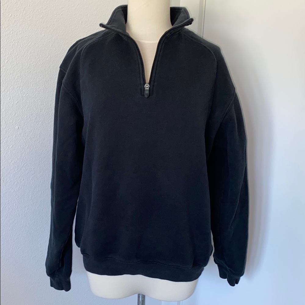 Cutter & duck Black Half-Zip Sweater